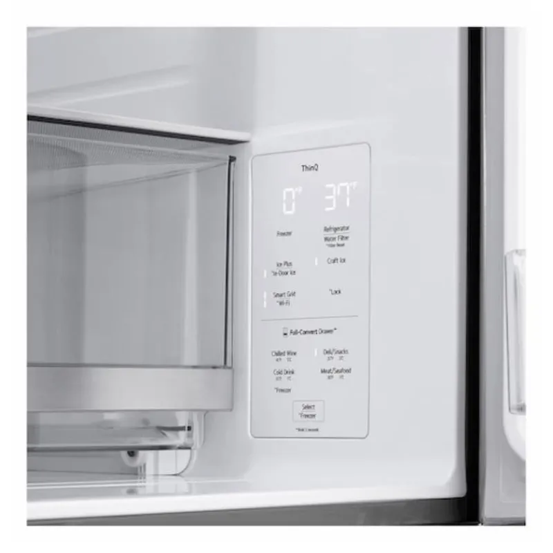 LG 29 Cu Ft 36 In Refrigerator Bottom Freezer, French door - LF29S9730S