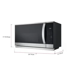 LG 2,1 Cu Ft Microwaves/Range Hood, , 400 - MVEL2125F