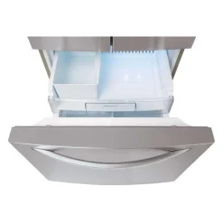 LG 30 in 22 Cu ft Refrigerator Bottom Freezer, French door - LRFWS2200S
