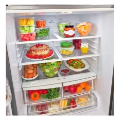 LG 30 in 22 Cu ft Refrigerator Bottom Freezer, French door - LRFWS2200S
