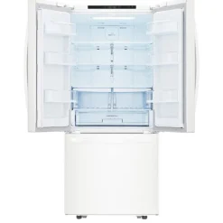 LG 30 in 21,8 Cu ft Refrigerator Bottom Freezer, French door - LRFNS2200W
