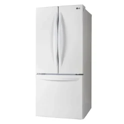 LG 30 in 21,8 Cu ft Refrigerator Bottom Freezer, French door - LRFNS2200W