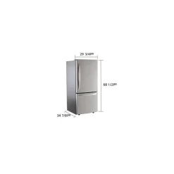 LG 30 in 22 Cu ft Refrigerator Bottom Freezer - LRDNS2200S