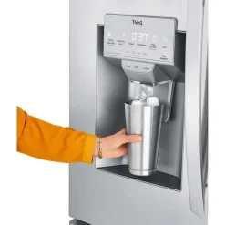 LG 36 in 30 Cu ft Refrigerator Bottom Freezer, French door - LRFDS3016S