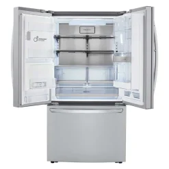 LG 36 in 30 Cu ft Refrigerator Bottom Freezer, French door - LRFDS3016S