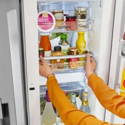 LG 36 in 30 Cu ft Refrigerator Bottom Freezer, French door - LRFDS3016S