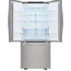 LG 30 in 22 Cu ft Refrigerator Bottom Freezer, French door - LRFNS2200S