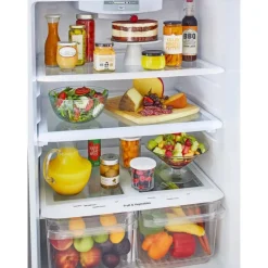 LG 30 in 20 cu ft Refrigerator Top Freezer - LTCS20020S