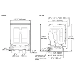 LG Dishwasher Built-In 24" 44dB - LDNPM654S