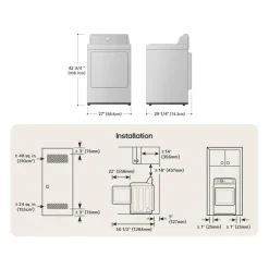 LG Dryer Front-Load 27