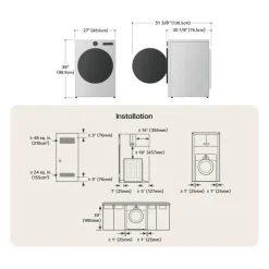 LG Dryer Front-Load 27