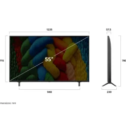 LG 55-inch Smart TV NANO UHD 4K - 55NANO80AUA