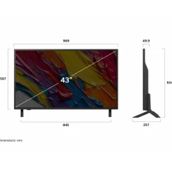 LG 43-inch Smart TV QNED UHD 4K - 43QNED82AUA
