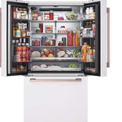 LG STUDIO 27 Cu Ft 36 In Refrigerator Bottom Freezer, French door - SRFB27W3