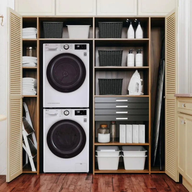 LG Washer & Dryer KIt, , Front-Load - WM-DLHC1455