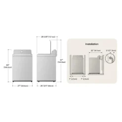 LG Washer Top-Load 27