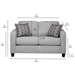 Sofa By Fancy Loveseat - Grey