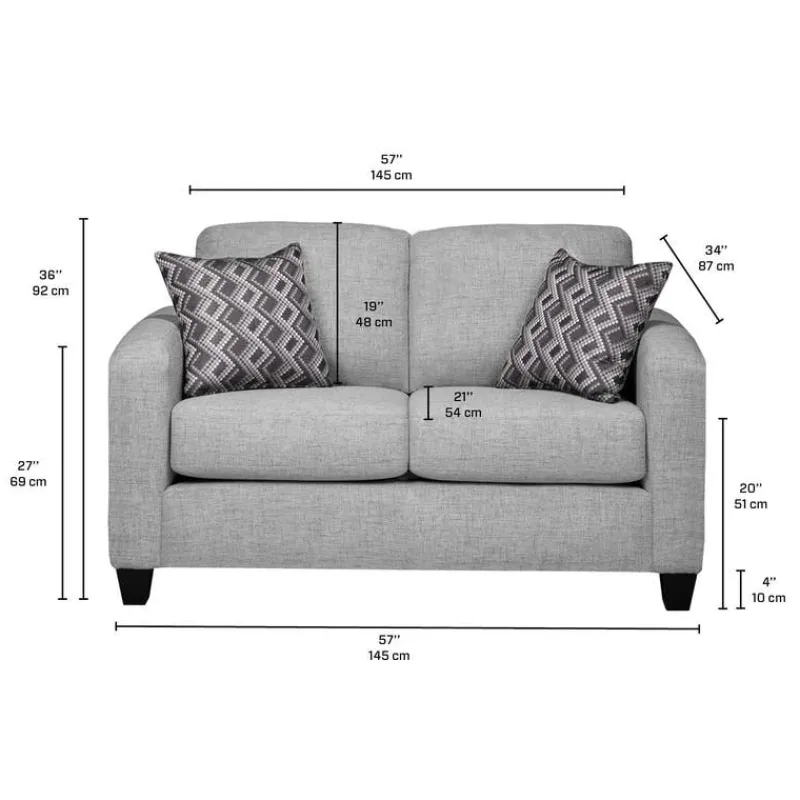 Sofa By Fancy Loveseat - Grey
