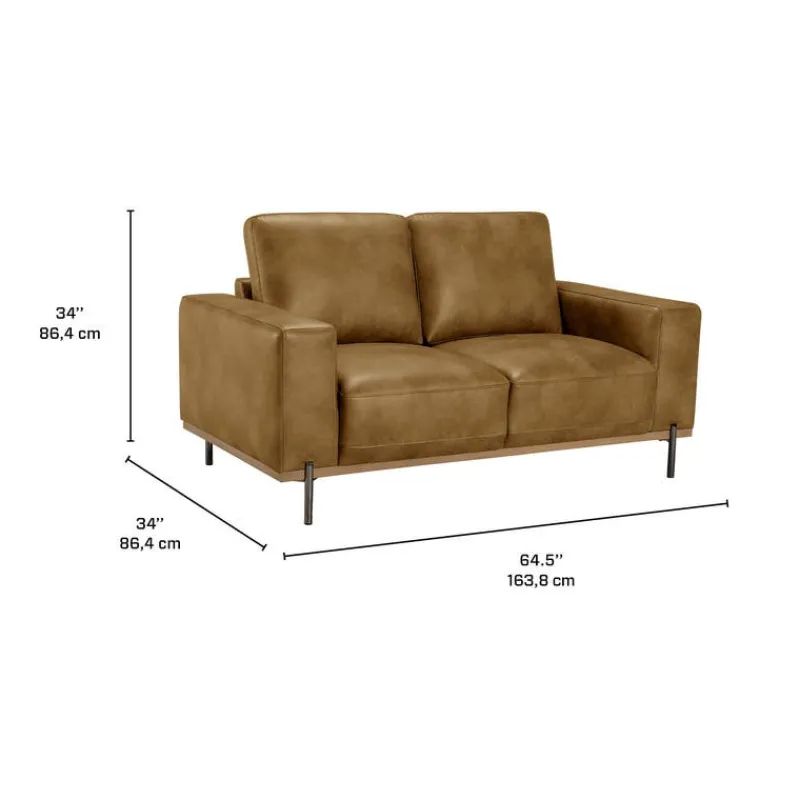 Loveseat with Deep Seating -