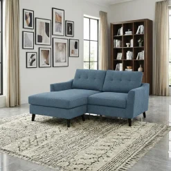 Loveseat with Reversible Chaise -