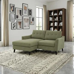 Loveseat with Reversible Chaise -