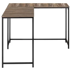 Monarch L-shaped computer desk - corner / metal base / large desk - 58