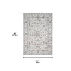 Machine Washable Indoor Rug - 5 x 7
