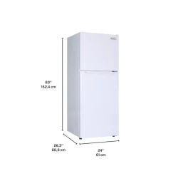 Marathon 10 Cu Ft 24 In Refrigerator Top Freezer - MFF103W