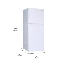 Marathon 12 Cu Ft 24 In Refrigerator Top Freezer - MFF123W