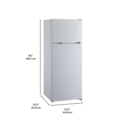 Marathon 7,2 Cu Ft 21,5 Refrigerator Top Freezer, Compact - ER82W-1