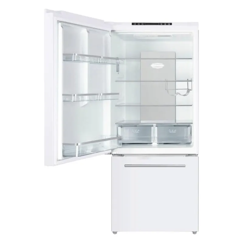 Marathon 18 Cu Ft Refrigerator 30 In Bottom Freezer - MFF179WBM-LH