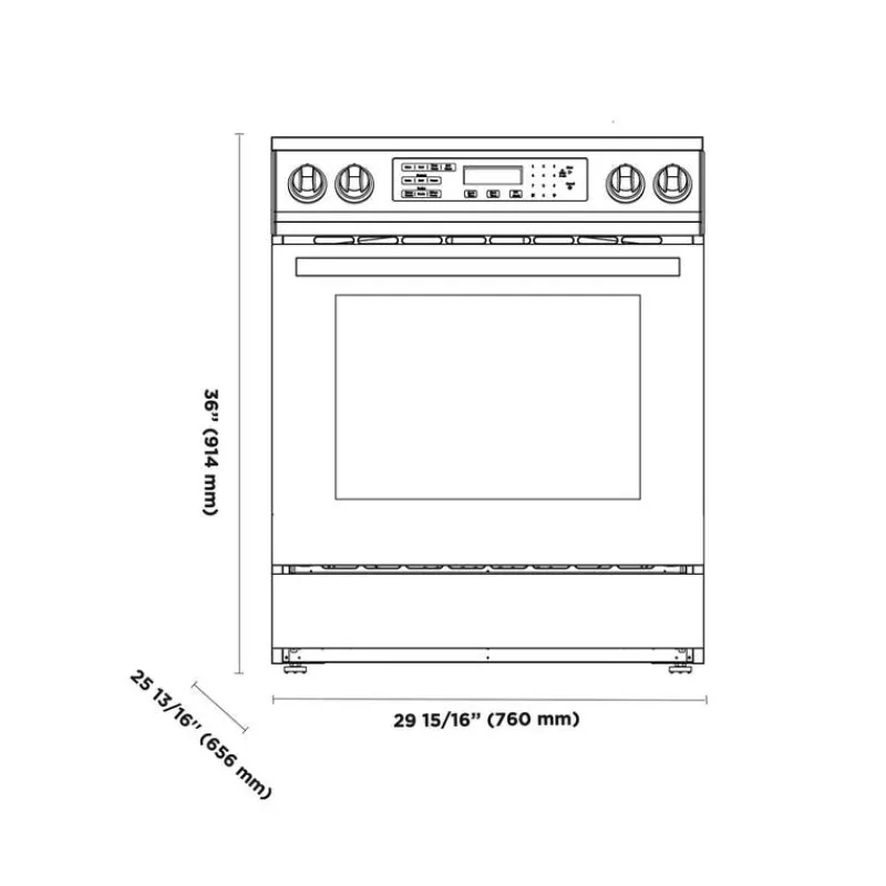 Marathon Range 30" Electric Glass-Ceramic - MSCER3080SS