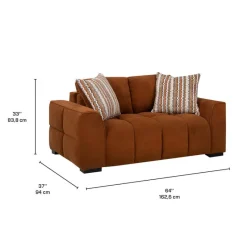 Sofa By Fancy Marshmallow-Style Loveseat -
