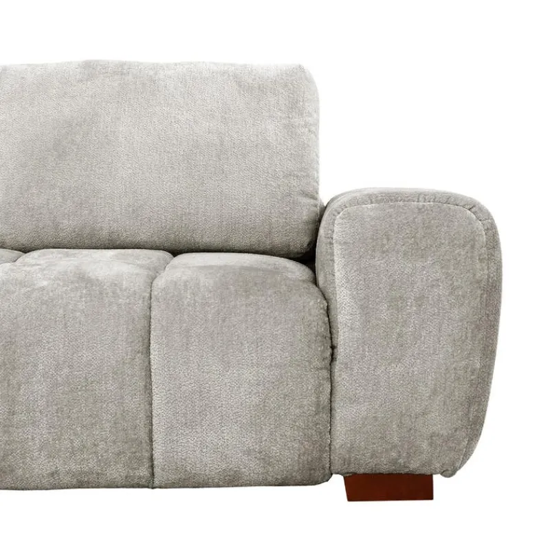 Marshmallow-Style Sectional with Left-Side Chaise -