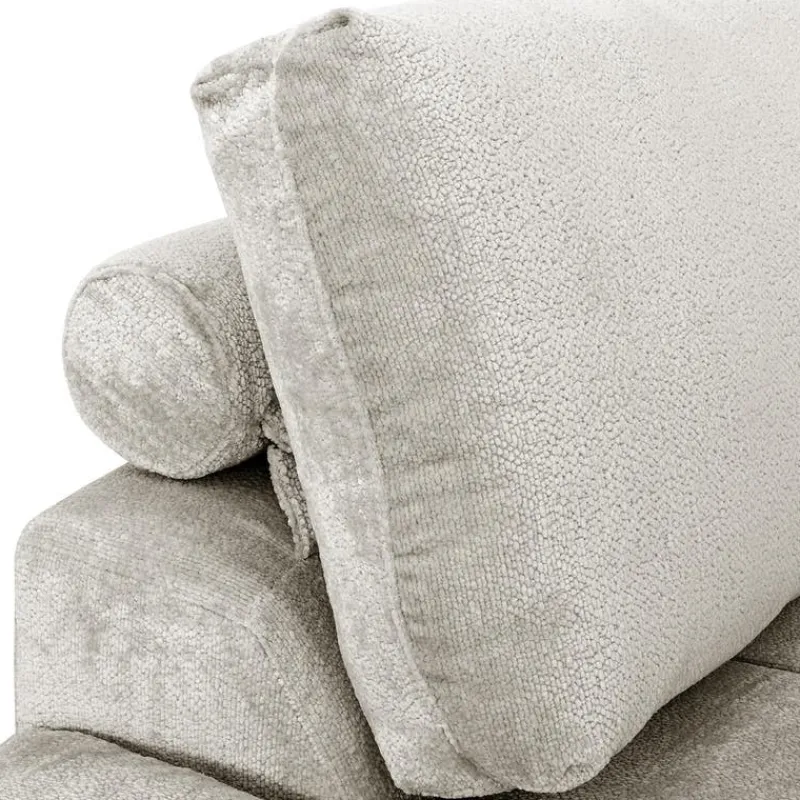 Marshmallow-Style Sectional with Left-Side Chaise -