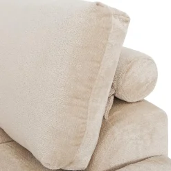 Marshmallow-Style Sectional with Right-Side Chaise -