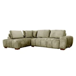 Marshmallow-Style Sectional with Left-Side Chaise - Sage