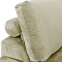 Marshmallow-Style Sectional with Left-Side Chaise - Sage