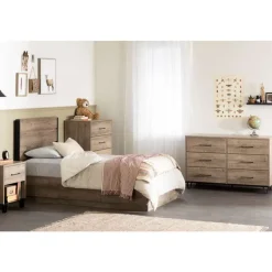 Meubles South Shore Mates Bed with 3 Drawers (39") - South Shore