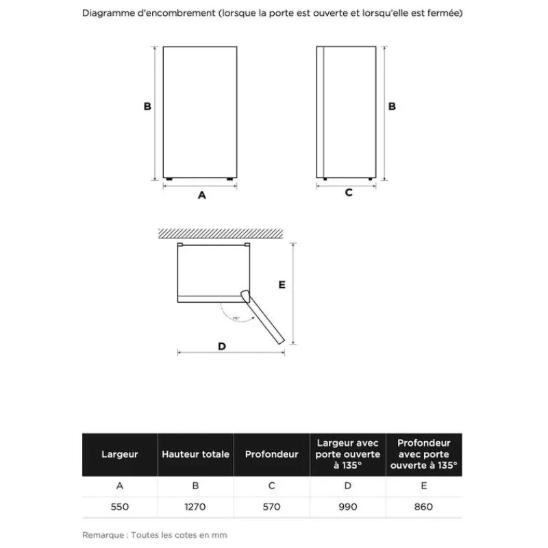 MIDEA 22" Convertible Refrigerator/Freezer All refrigerator, Convertible Freezer - MRU07B4BWW
