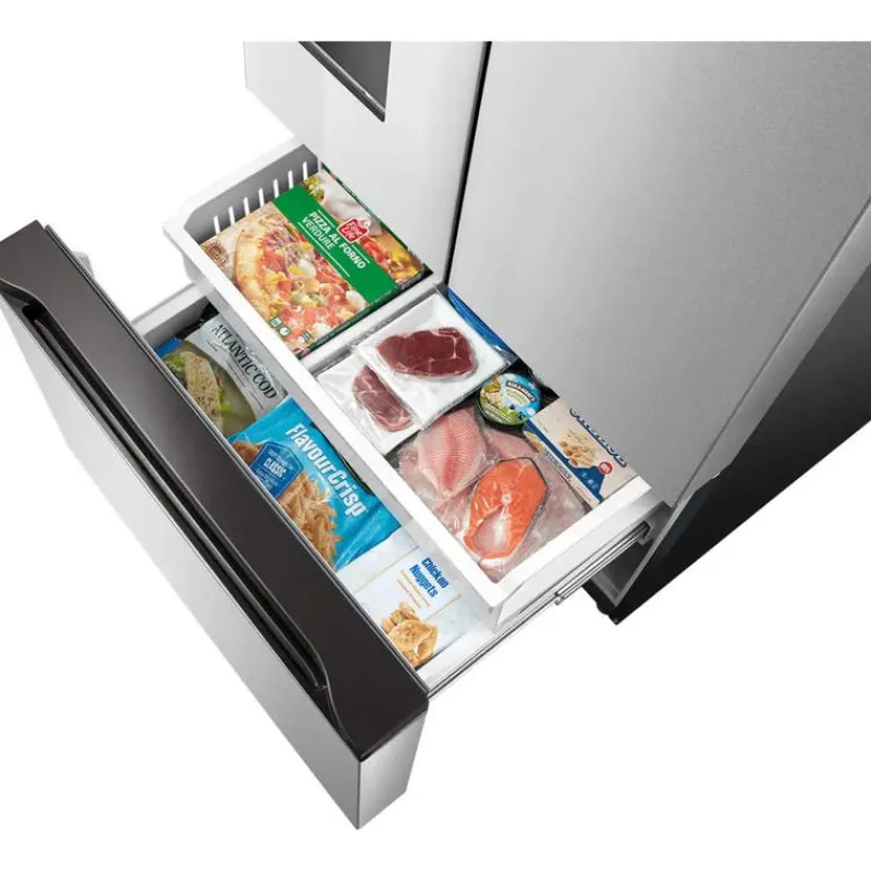 MIDEA 29.3 Cu. Ft. 36 In Refrigerator Bottom Freezer, French door - MRF29D2AST