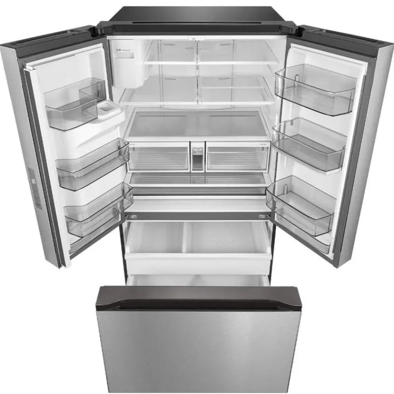 MIDEA 29.3 Cu. Ft. 36 In Refrigerator Bottom Freezer, French door - MRF29D2AST