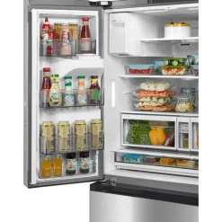 MIDEA 29.3 Cu. Ft. 36 In Refrigerator Bottom Freezer, French door - MRF29D2AST