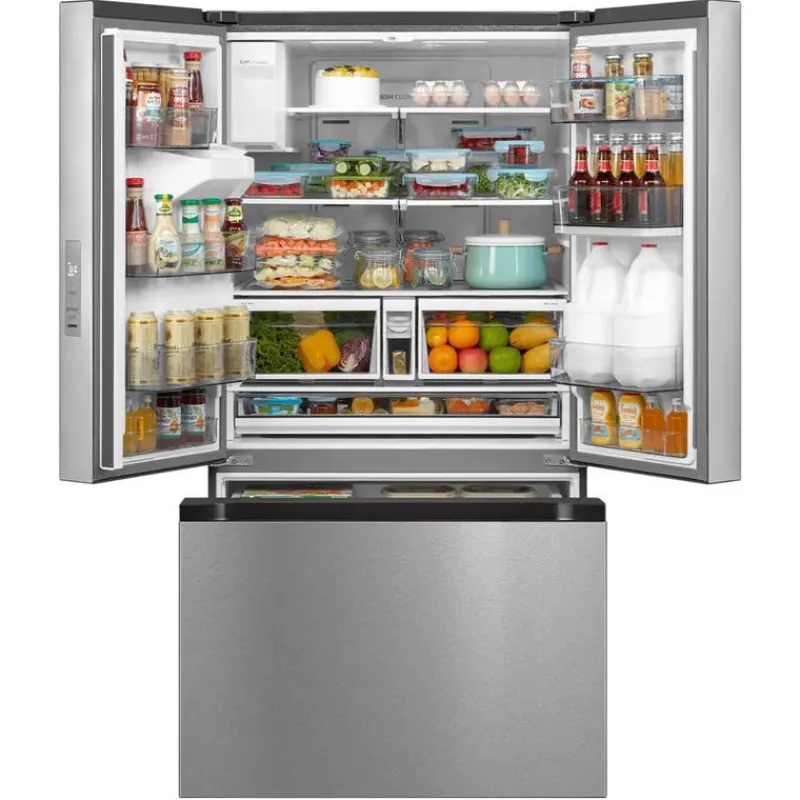MIDEA 29.3 Cu. Ft. 36 In Refrigerator Bottom Freezer, French door - MRF29D2AST