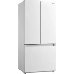 MIDEA 18,4 Cu. Ft. 30" Refrigerator Bottom Freezer, French door - MRF18B4AWW