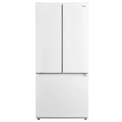 MIDEA 18,4 Cu. Ft. 30" Refrigerator Bottom Freezer, French door - MRF18B4AWW