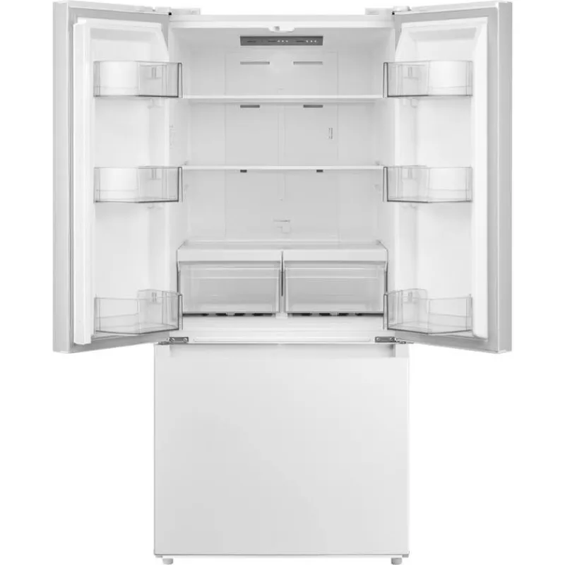 MIDEA 18,4 Cu. Ft. 30" Refrigerator Bottom Freezer, French door - MRF18B4AWW