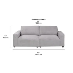 Sofa By Fancy Modular Loveseat - 2 pcs