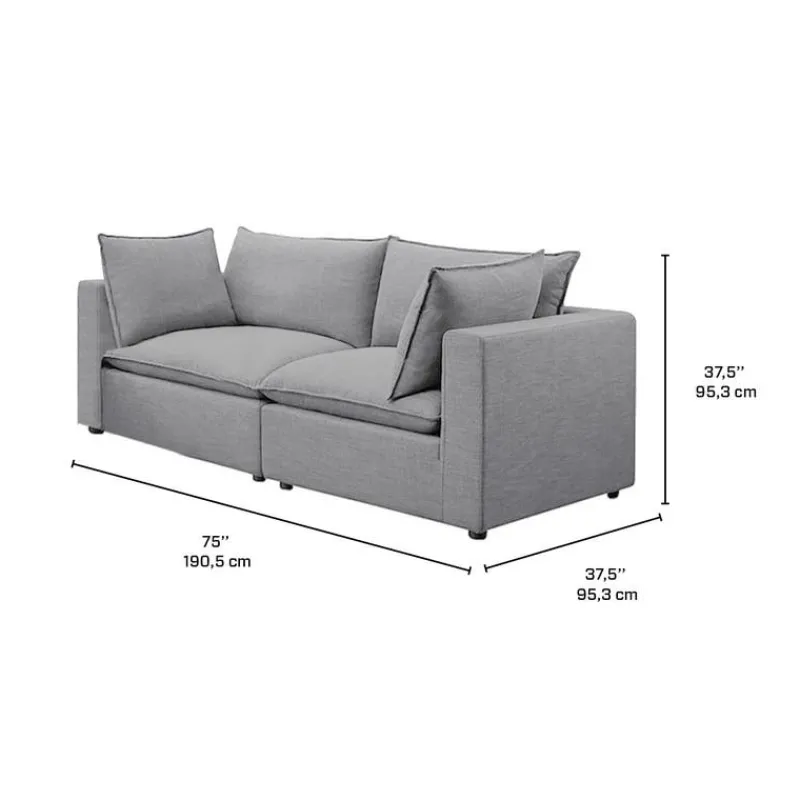 Modular Loveseat - 2 pcs