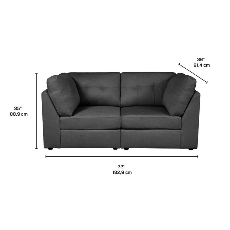 Modular Loveseat - 2 pcs